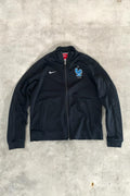 Nike Frankreich Trainingsjacke Schwarz FFF Track Jacket Vintage Style Größe M