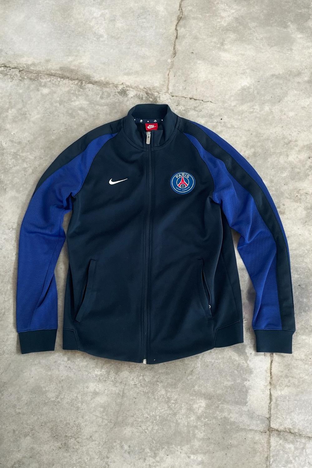 Nike PSG Trainingsjacke Paris Saint Germain Blau Schwarz Track Jacket Größe M